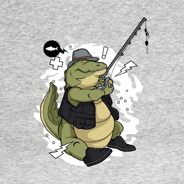 Croc Fishing by D3monic